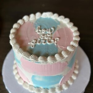 Gender Reveal Cake