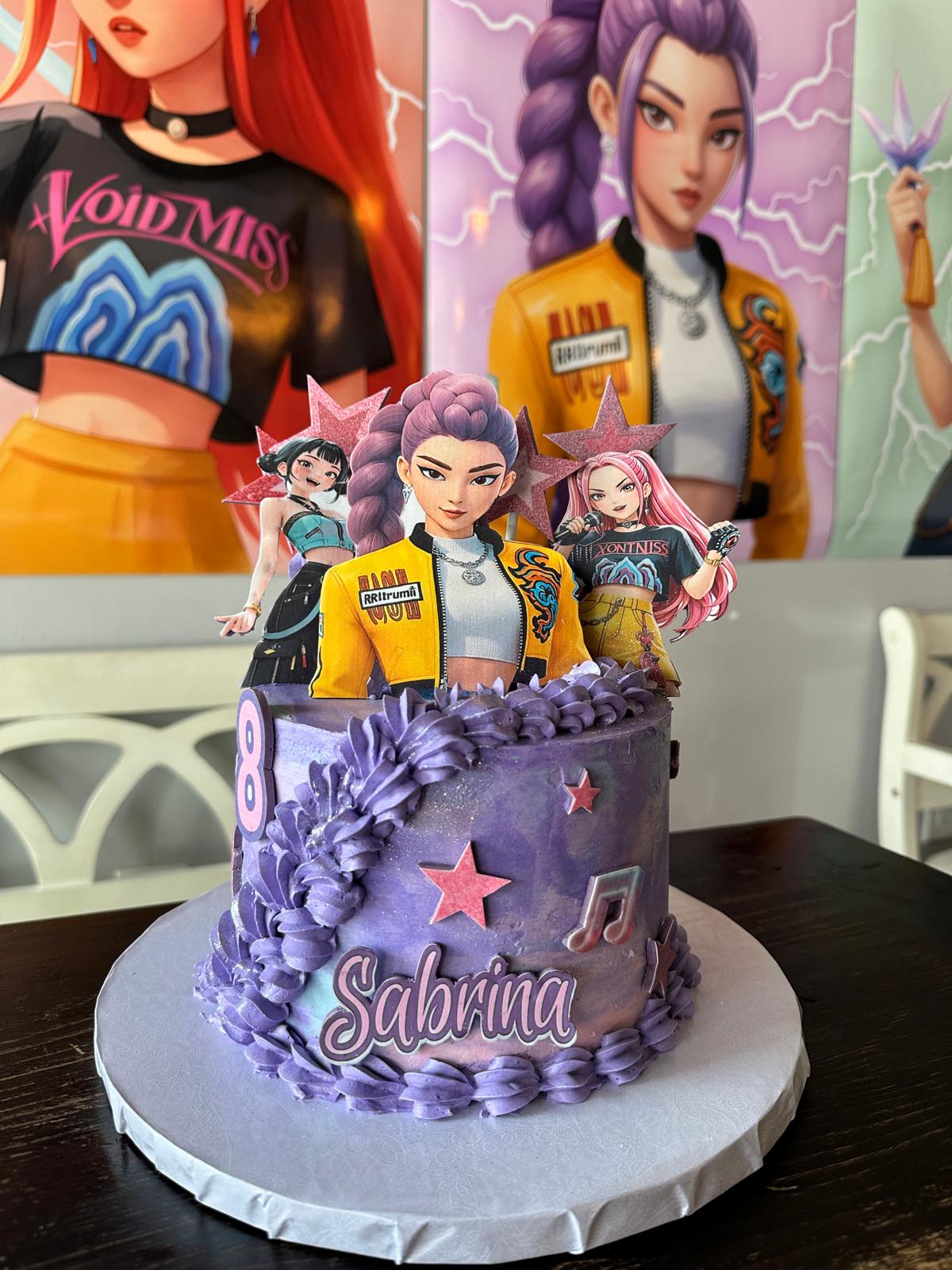 Markham Scarborough Custom Cake Personal Delicious Party Event Fun Cute Huntrix Demon Hunters Golden