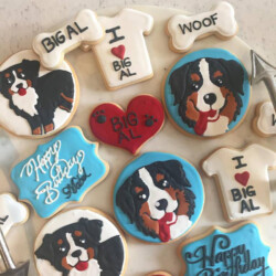 Bernese Mountain Dog Cookies Custom Cookies Toronto