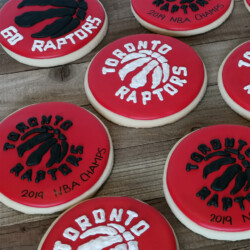 Toronto Raptors Cookies Oishiiisweets custom cookies