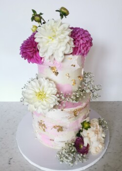 Mosaic Floral Cake Oishiiisweet