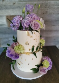 Purple Flower Cake Purple Flower Cake