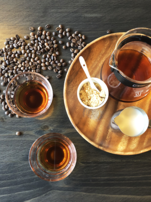 Pour Over Set at Oishiiisweets local coffee shop