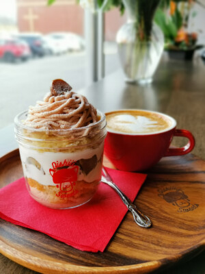 Mont Blanc Chestnut Jar local coffee shop