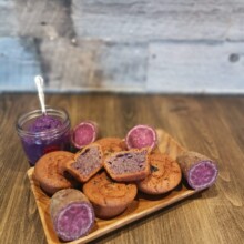 Ube Mochi Muffins ube mochi muffins