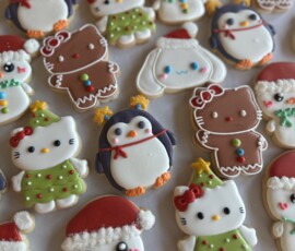 Colorful for the Holidays! Holidays Cookies Toronto Markham Cute Sugar Anime Cartoon