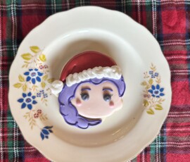 She's ready to celebrate! Holidays Cookies Toronto Markham Cute Sugar Anime Cartoon