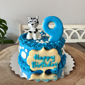 Husky Dog Cake dog cakes toronto